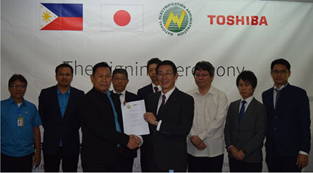 Toshiba concluded MoU with Philippine government about hydrogen based autonomous energy supply system
